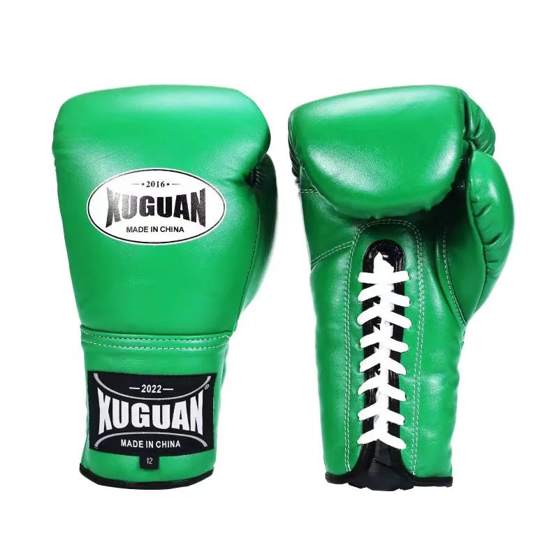 Xuguan Pro Lace-Up Boxing Gloves