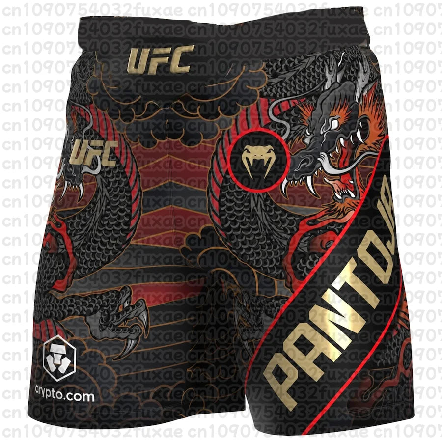 UFC Pantoja Dragon Fury Fight Shorts