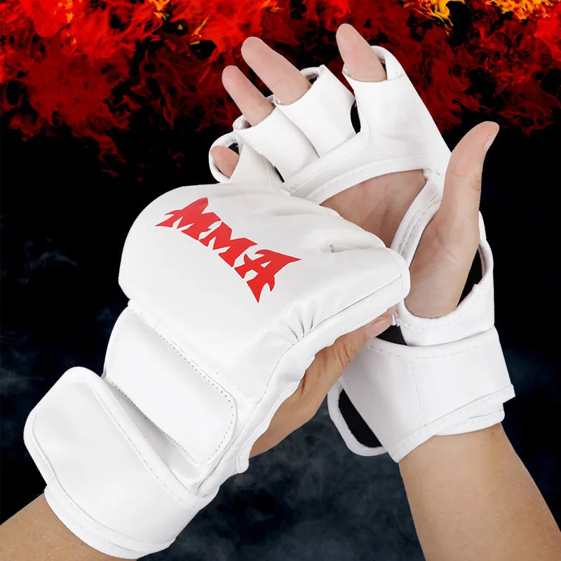 High-quality Training Gloves MMA and Martial Arts with Thickened Fingers Added Protection Flexibility Suitable for Adults Kids
