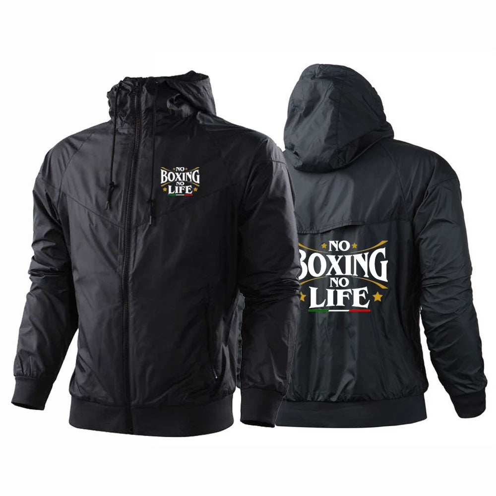 No Boxing No Life – Champion Windbreaker Jacket