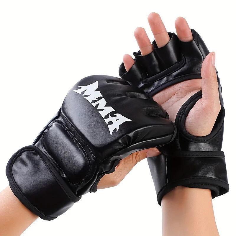 Boxing Gloves For Mma Muay Thai Free Fighting Taekwondo Fighting Sandbag Training Half Finger Boxing Gloves