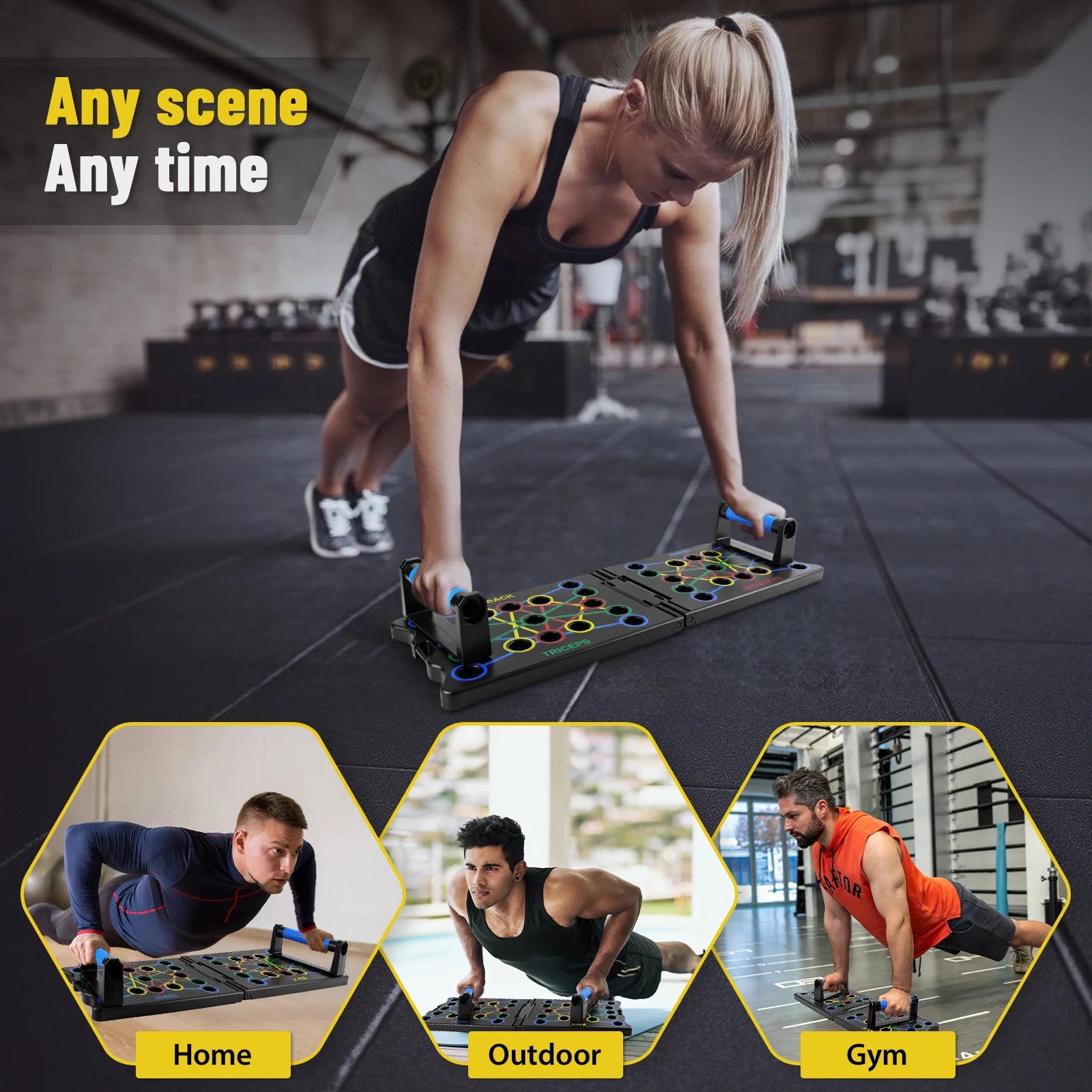 PushFlex™ Pro Home Workout Board