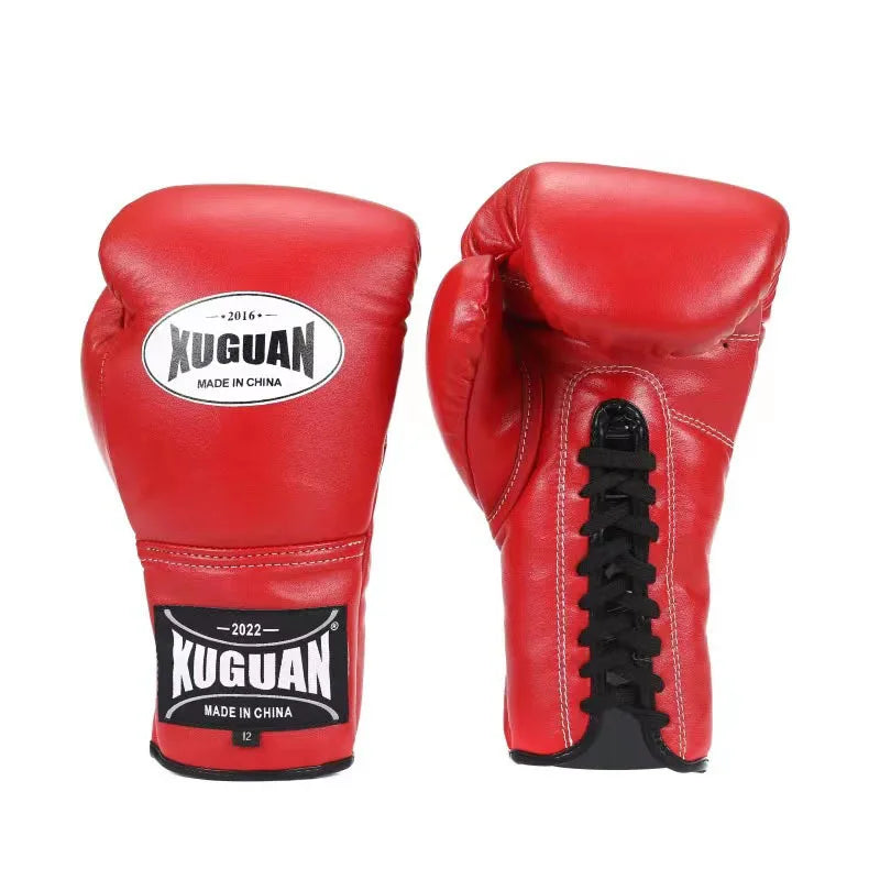 Xuguan Pro Lace-Up Boxing Gloves