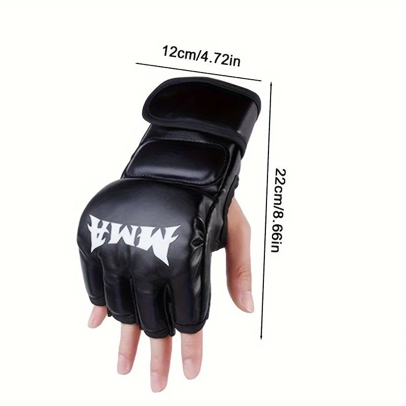 Boxing Gloves For Mma Muay Thai Free Fighting Taekwondo Fighting Sandbag Training Half Finger Boxing Gloves