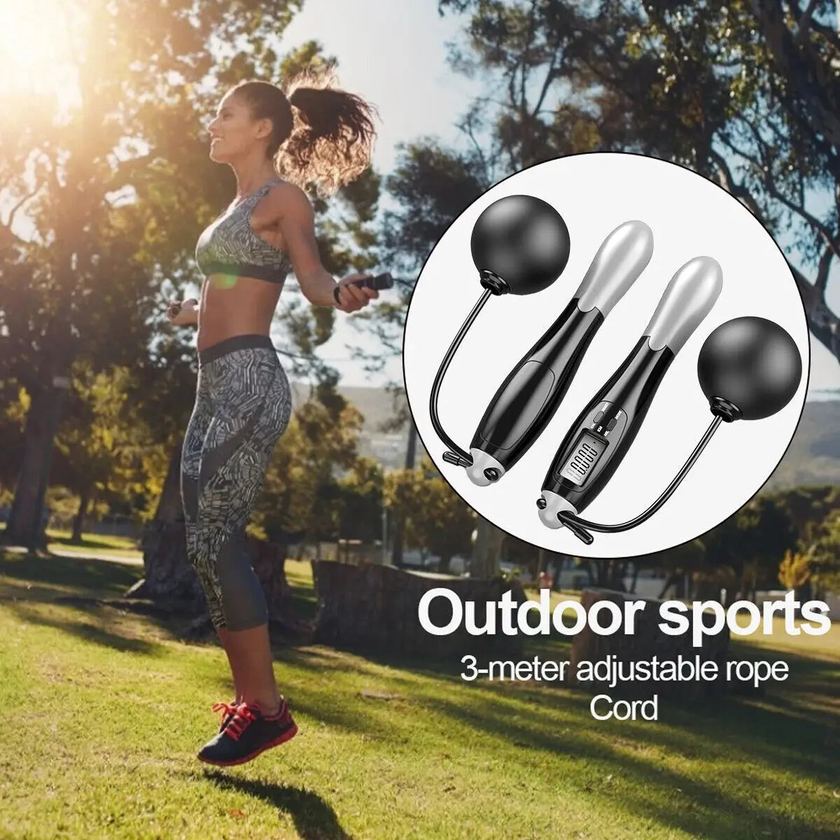 JumpFit™ Smart Weighted Skipping Rope