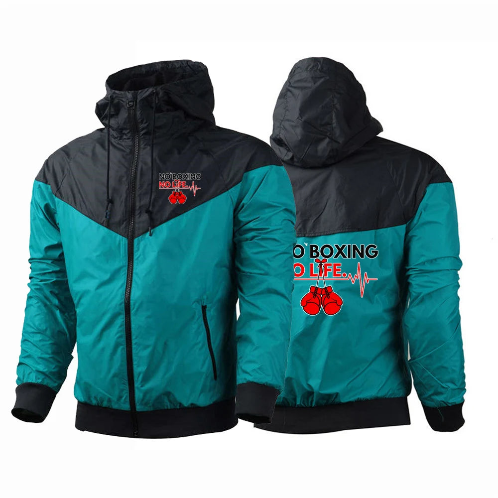 No Boxing No Life – Champion Windbreaker Jacket
