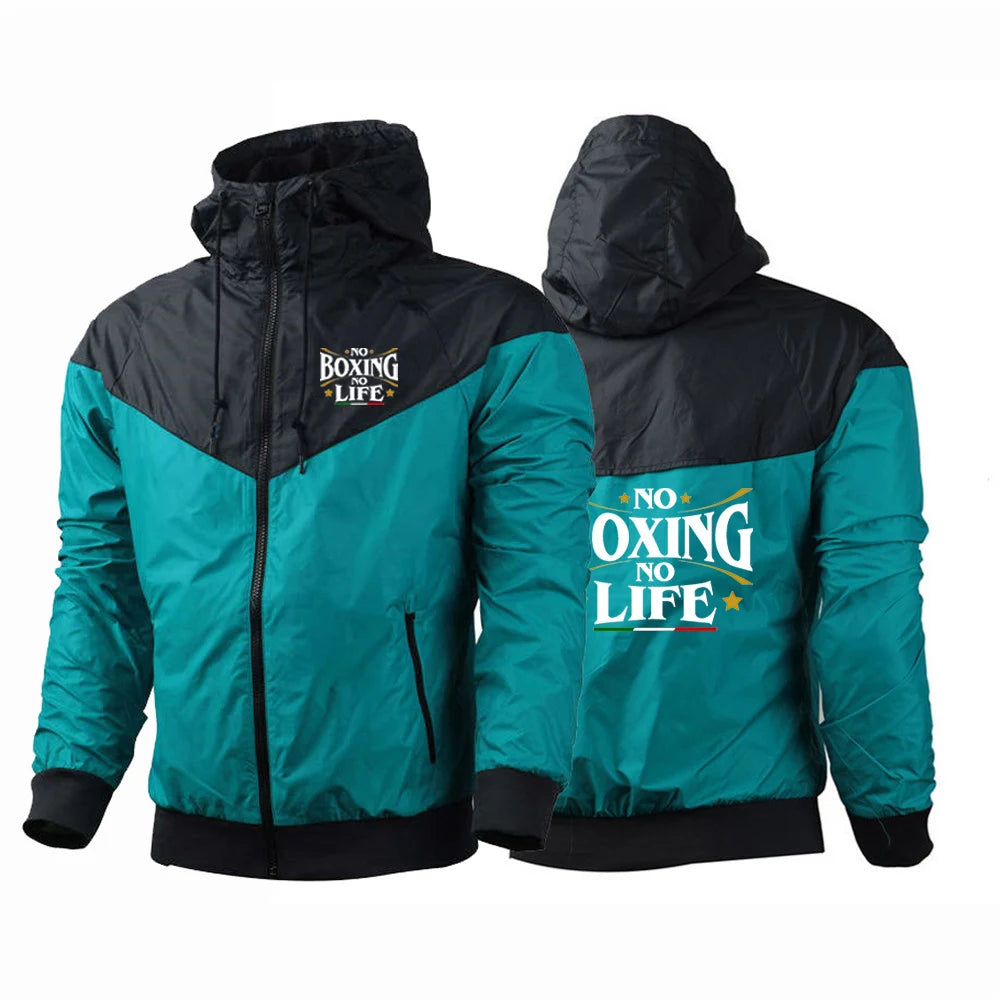 No Boxing No Life – Champion Windbreaker Jacket