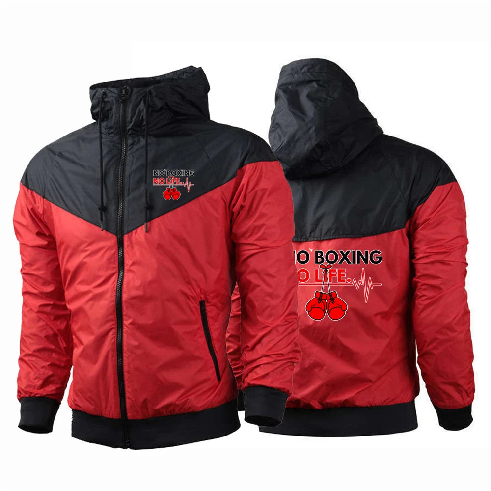 No Boxing No Life – Champion Windbreaker Jacket