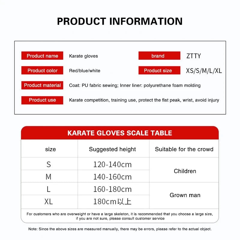 WKF ProGuard Karate Mitts – Competition Approved