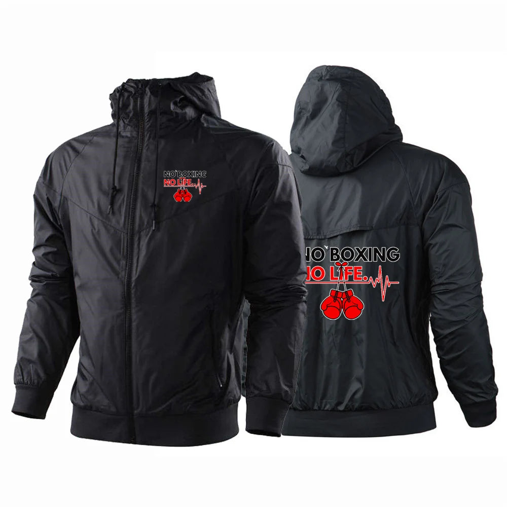 No Boxing No Life – Champion Windbreaker Jacket