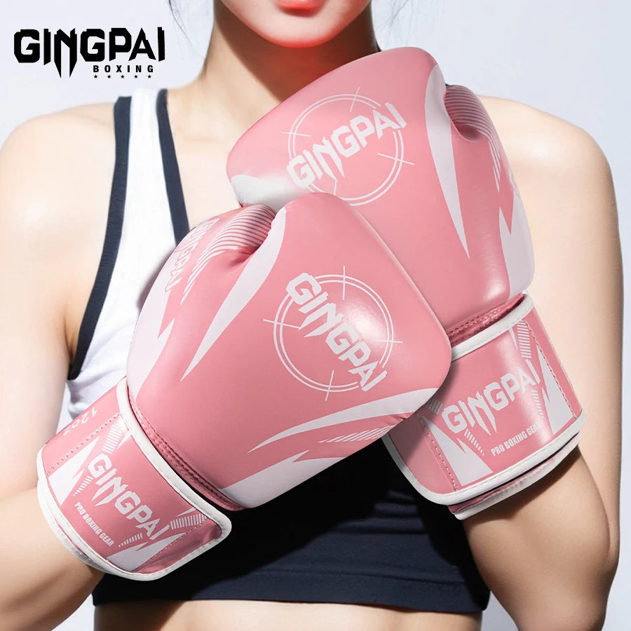 Gingpai Pro Strike Boxing Gloves Man Woman Kids