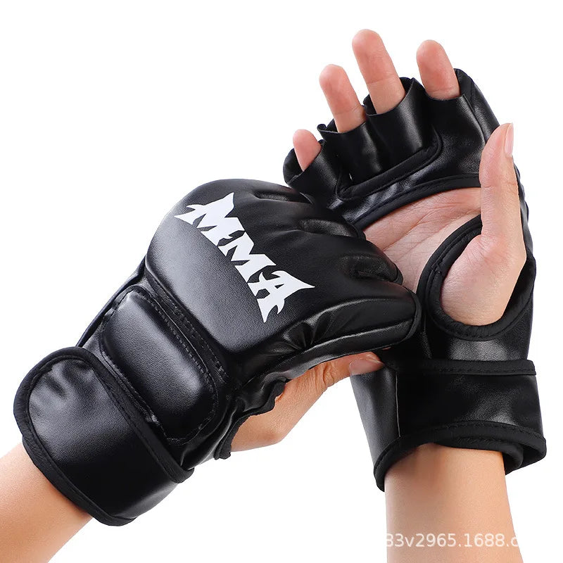 Boxing Gloves For Mma Muay Thai Free Fighting Taekwondo Fighting Sandbag Training Half Finger Boxing Gloves