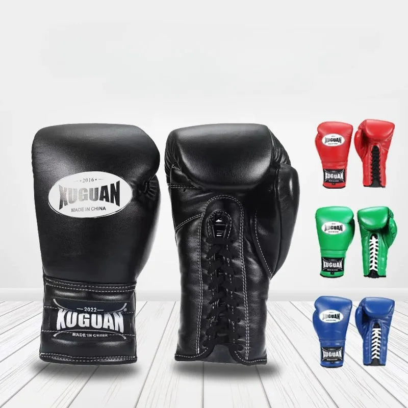 Xuguan Pro Lace-Up Boxing Gloves