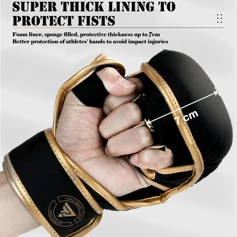 Elite Gold Strike Boxing Gloves